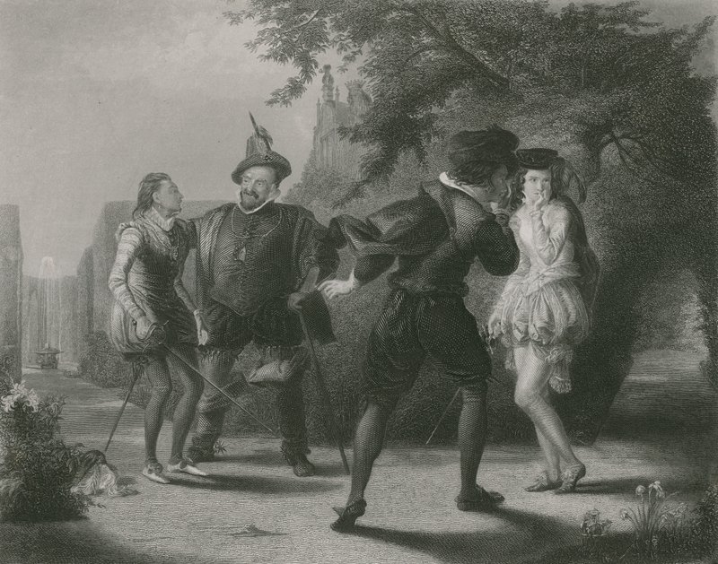 Duellen, tolvte natt av William Powell Frith