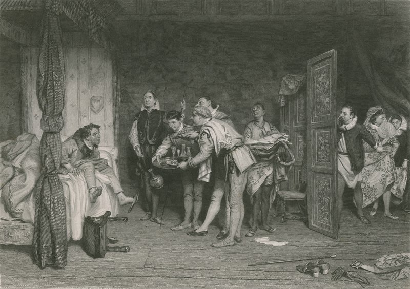 Christopher Sly, Taming of the Shrew, ca. 1880 av William Quiller Orchardson