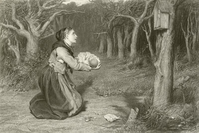 Helligdommen i skogen av William Quiller Orchardson