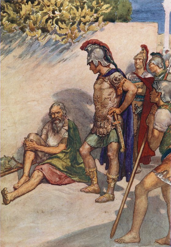 Alexander og Diogenes av William Rainey