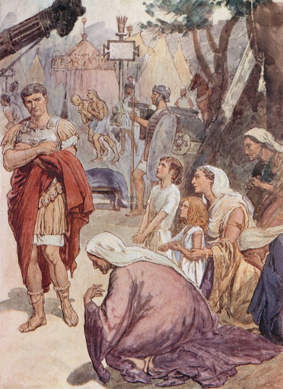 Coriolanus og matronene i Roma av William Rainey