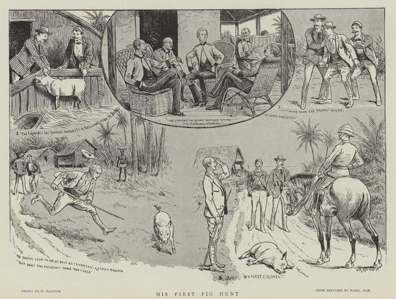 Hans første grisejakt av William Ralston