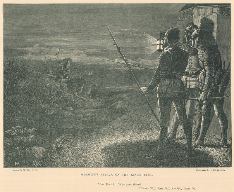 Illustrasjon for kong Henrik VI, del iii av William Ralston