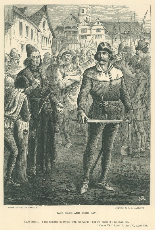 Illustrasjon for kong Henrik, del ii av William Ralston