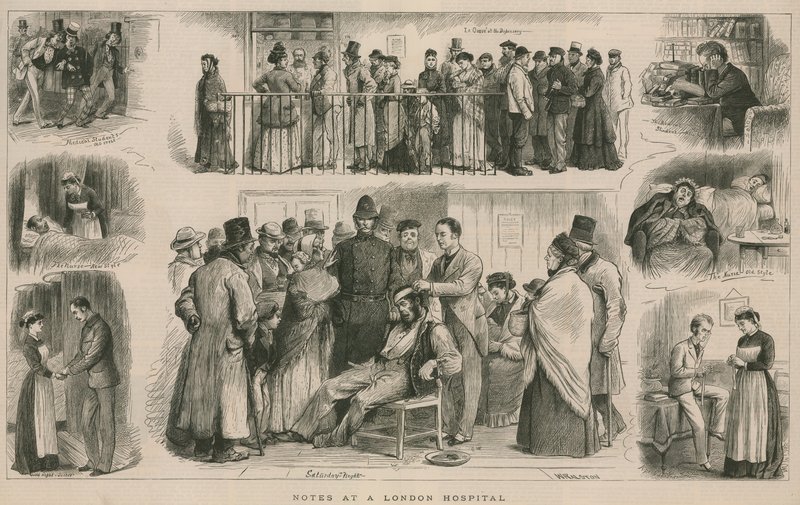 Notater på et sykehus i London av William Ralston