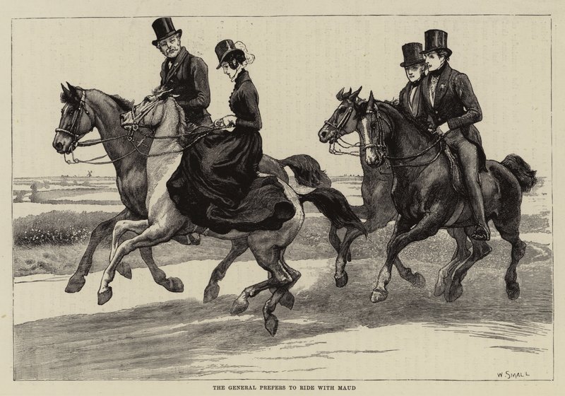 Illustrasjon for Thirlby Hall, av WE Norris av William Small