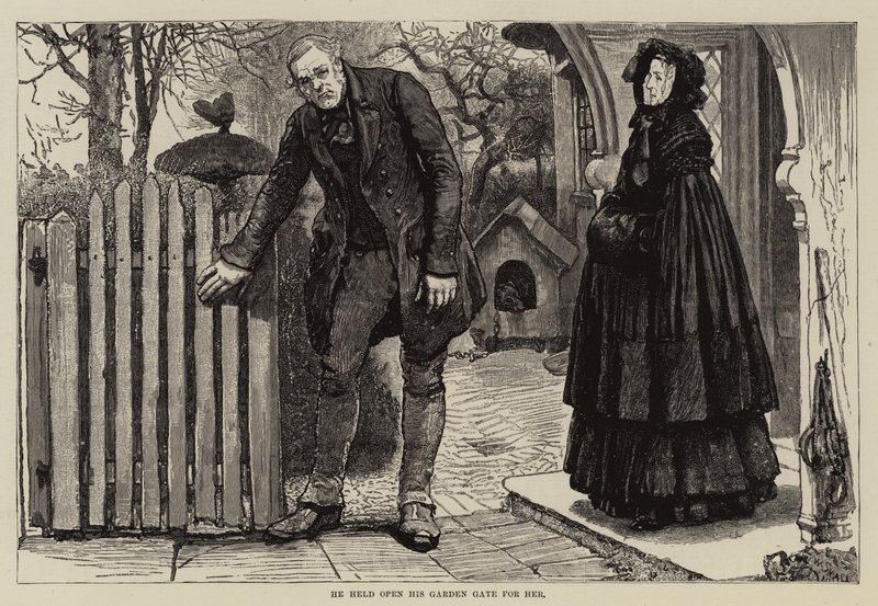 Illustrasjon for Thirlby Hall, av W E Norris av William Small
