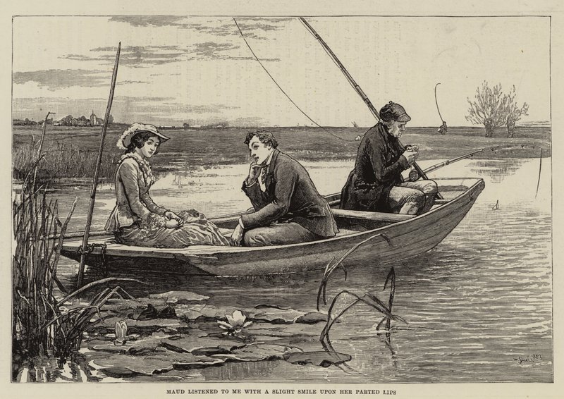 Illustrasjon for Thirlby Hall, av W E Norris av William Small