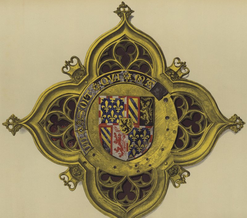 Karl den dristige, hertug av Burgund, ca 1469-1476-7 (chromolitho) av William St John Hope
