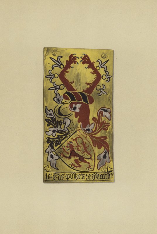 Sir Edward Cherleton, Lord Cherleton av Powys, 1406-7-1420 (chromolitho) av William St John Hope