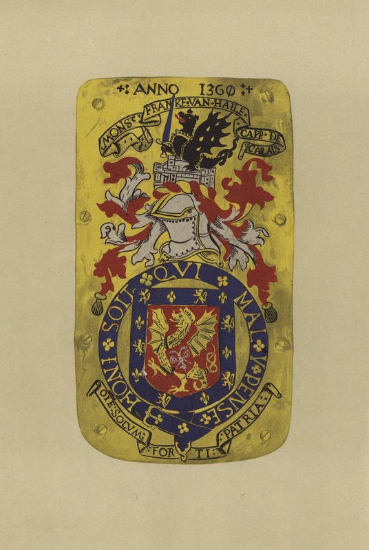 Sir Frank van Hale, ca 1359-c 1376 (chromolitho) av William St John Hope