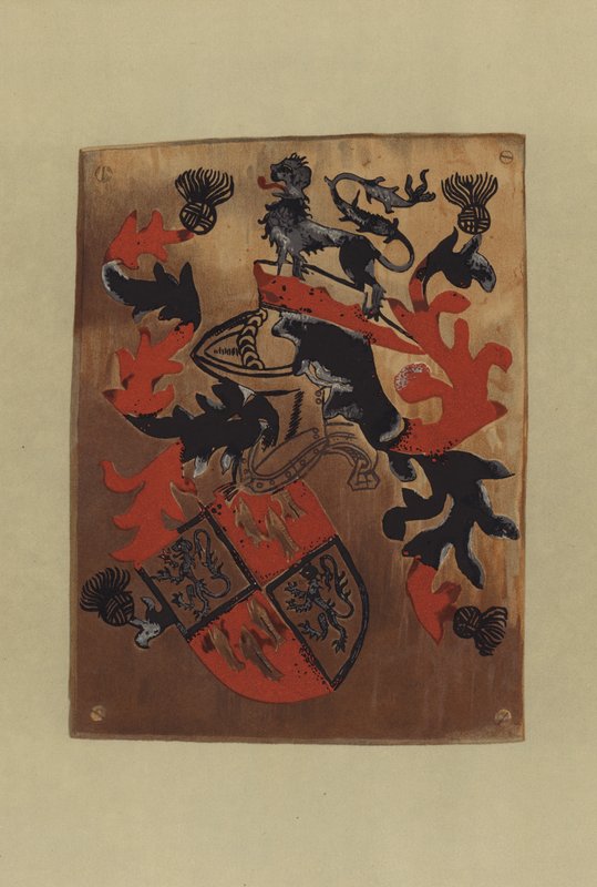 Sir Henry Percy, lord Percy, lord Poynings og jarl av Northumberland, 1474-1489 (chromolitho) av William St John Hope