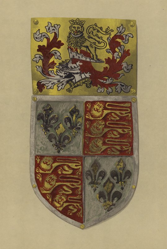 Sir Henry Stafford, hertug av Buckingham, 1474-1483 (chromolitho) av William St John Hope