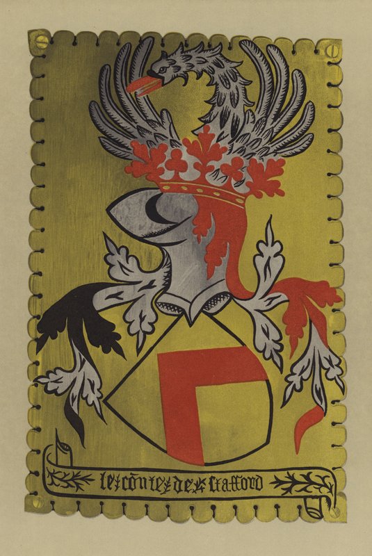 Sir Humphrey Stafford, jarl av Stafford, jarl og hertug av Buckingham, 1429-1460 (chromolitho) av William St John Hope