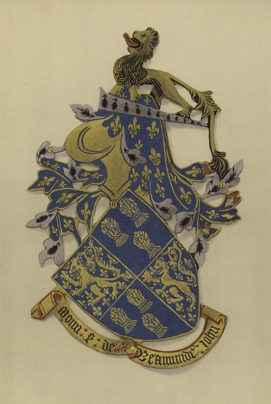 Sir John Beaumont, lord Beaumont, 1393-1396 (chromolitho) av William St John Hope