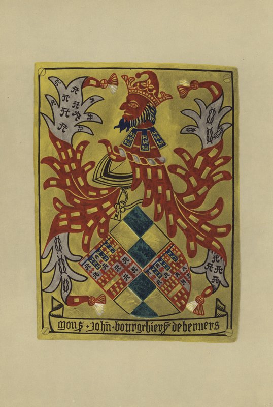 Sir John Bourchier, lord Berners, 1459-1474 (chromolitho) av William St John Hope