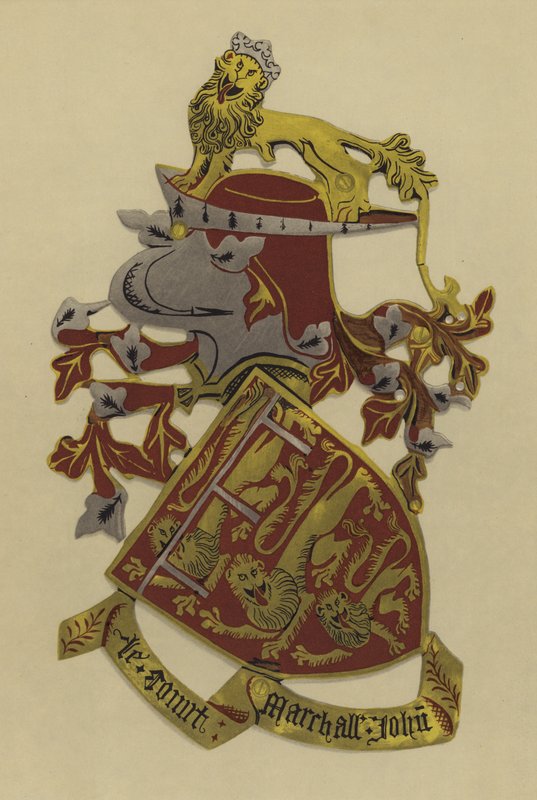 Sir John Mowbray, hertug av Norfolk og marskalk jarl, 1421-1432 (chromolitho) av William St John Hope