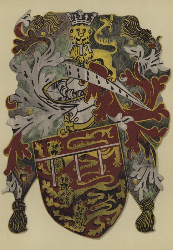Sir John Mowbray, jarl av Surrey og Warenne, hertug av Norfolk og marskalk jarl, 1472-1475-6 (chromolitho) av William St John Hope