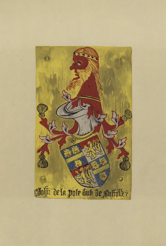 Sir John de la Pole, hertug av Suffolk, ca 1472-1491 (chromolitho) av William St John Hope