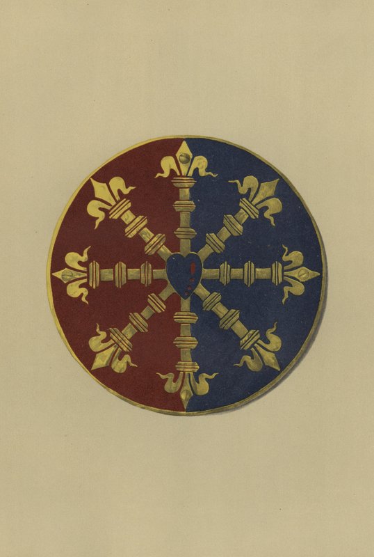 Sir Ralph Bassett, lord Bassett av Drayton, 1368-1390 (chromolitho) av William St John Hope