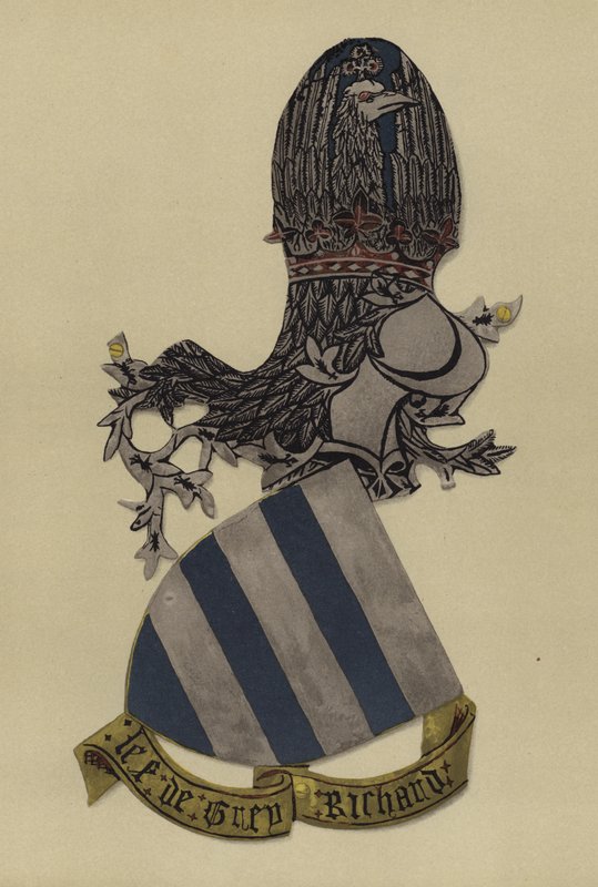 Sir Richard Grey, lord Gray av Codnor, 1404-1418 (chromolitho) av William St John Hope