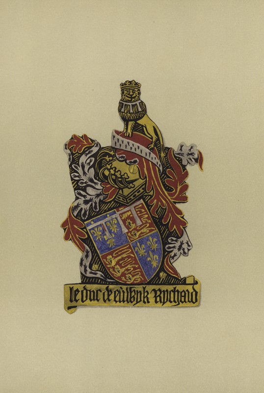 Sir Richard Plantagenet, hertug av York, 1475-1483 (chromolitho) av William St John Hope
