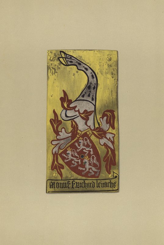 Sir Richard de la Vache, ca 1355-1366 (chromolitho) av William St John Hope