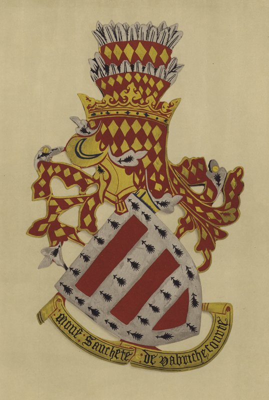 Sir Sanchet Dabrichecourt, 1348-c 1360 (chromolitho) av William St John Hope