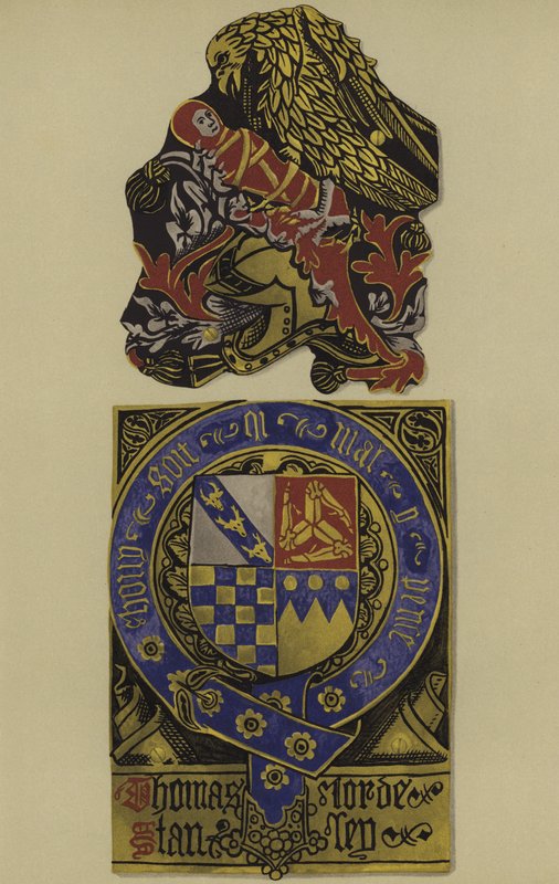 Sir Thomas Stanley, lord Stanley, jarl av Derby, 1483-1504 (chromolitho) av William St John Hope