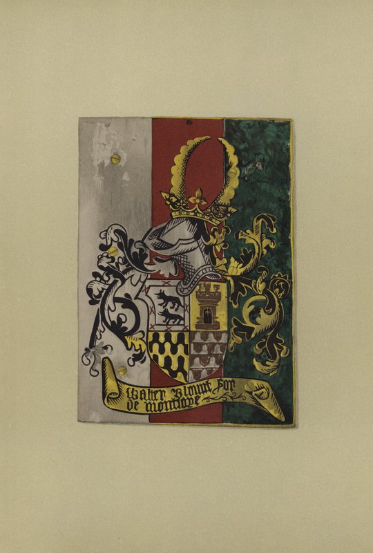 Sir Walter Blount, lord Mountjoy, 1472-1474 (chromolitho) av William St John Hope