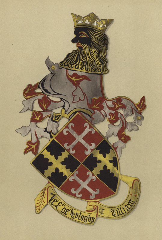 Sir William Willoughby, lord Willoughby dEresby, c 1400-1409 (chromolitho) av William St John Hope