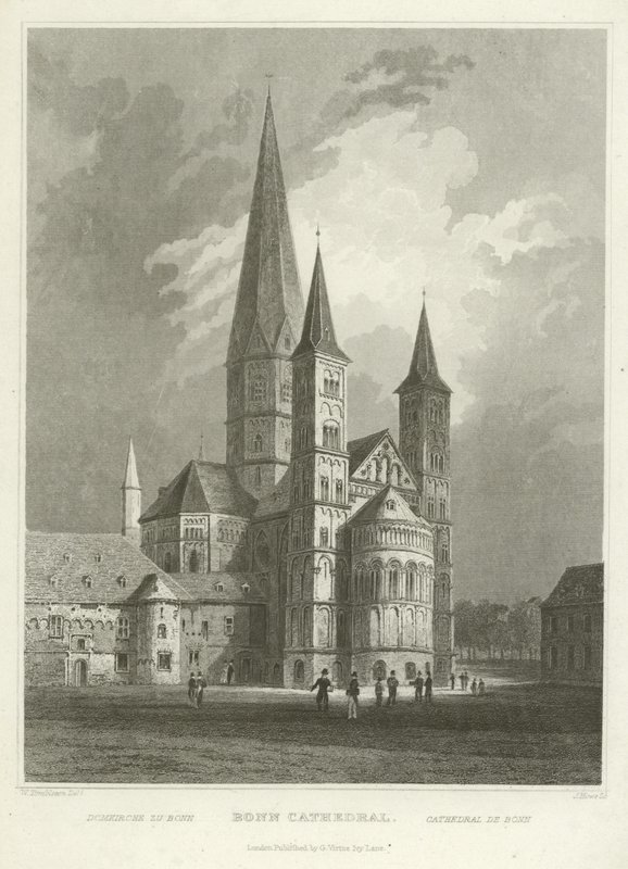Bonn katedral av William Tombleson