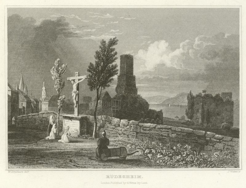 Rudesheim av William Tombleson