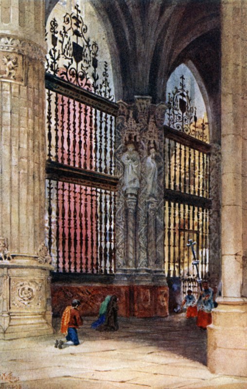 Burgos, ordførerens kapell (fargemedlemmer) av William Wiehe Collins
