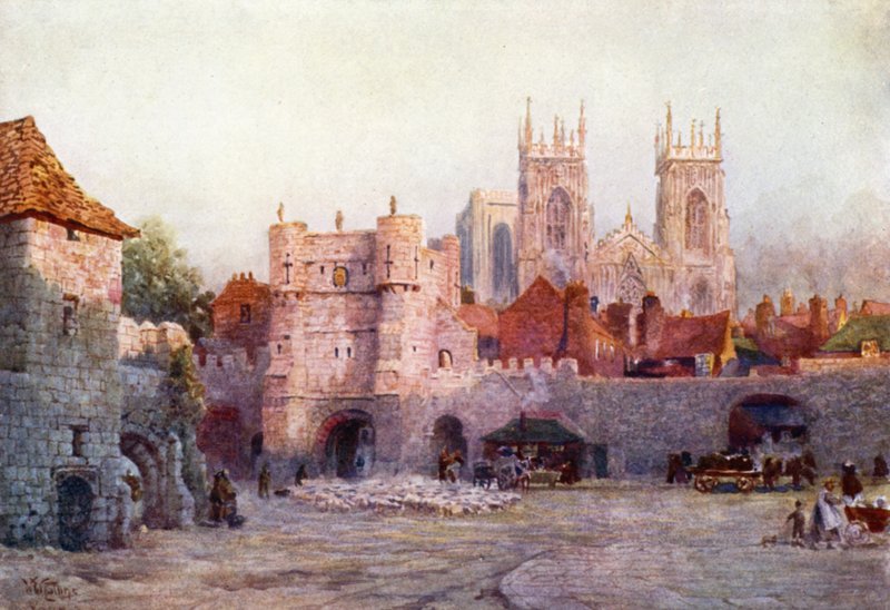 York, Botham Bar (Black Litho) av William Wiehe Collins
