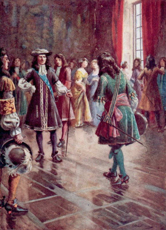 Kong Ludvig XIV beordret byggingen av Chateau de Versailles av William after Rainey