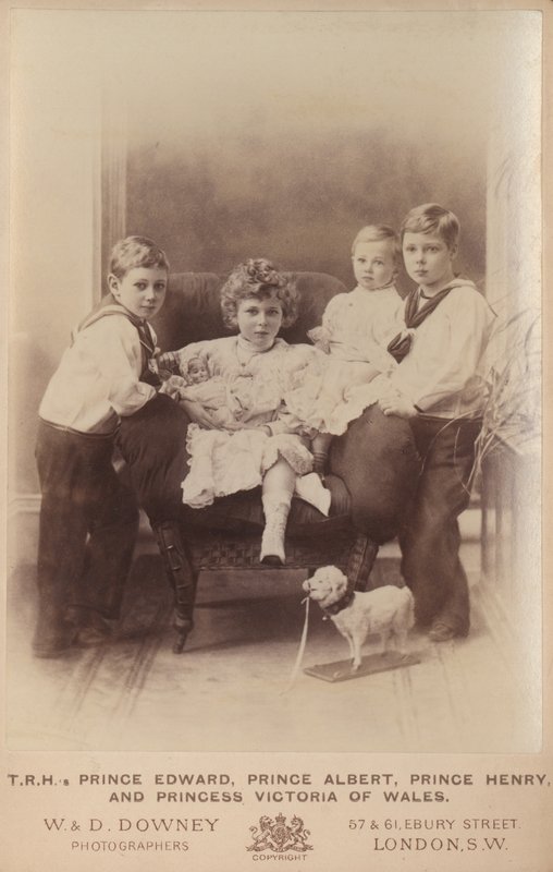 Prins Edward, Prins Albert, Prins Henry og Prinsesse Victoria av Wales av William and Daniel Downey