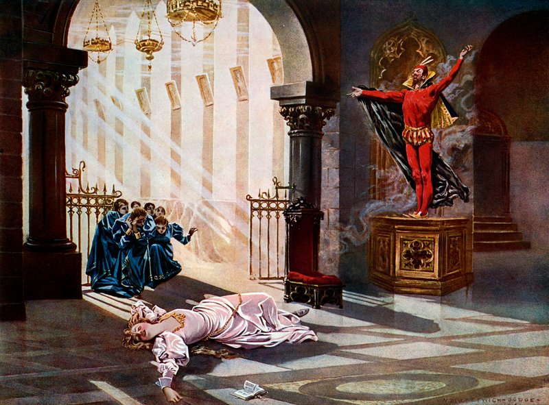 Faust, akt IV scene v av William de Leftwich Dodge