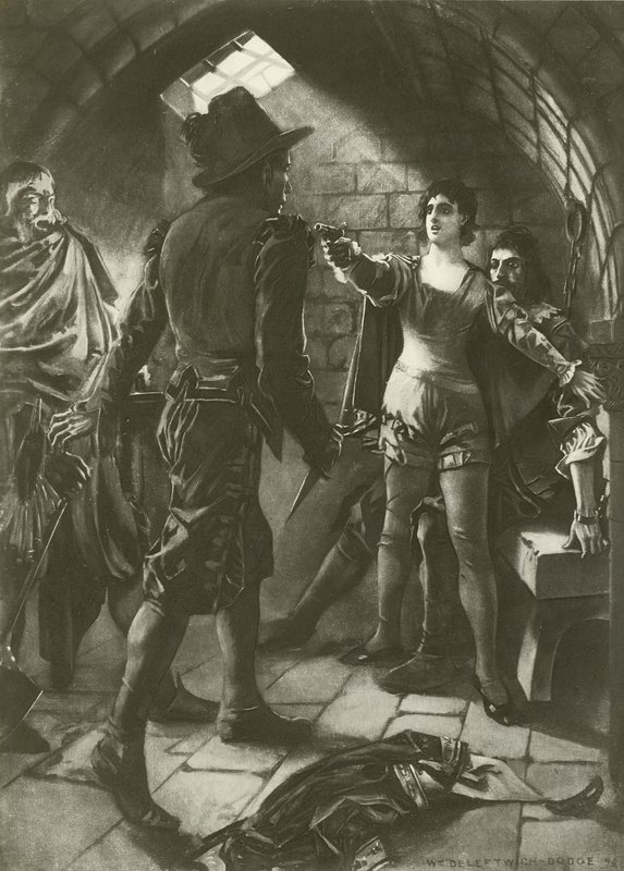 Fidelio, akt II scene iii (gravyr) av William de Leftwich Dodge
