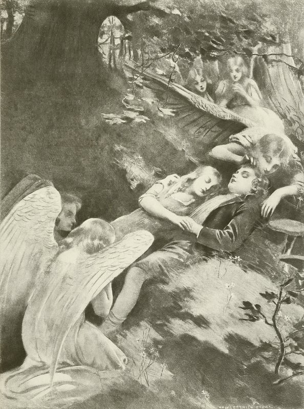 Hansel and Gretel, akt II scene ii (gravyr) av William de Leftwich Dodge