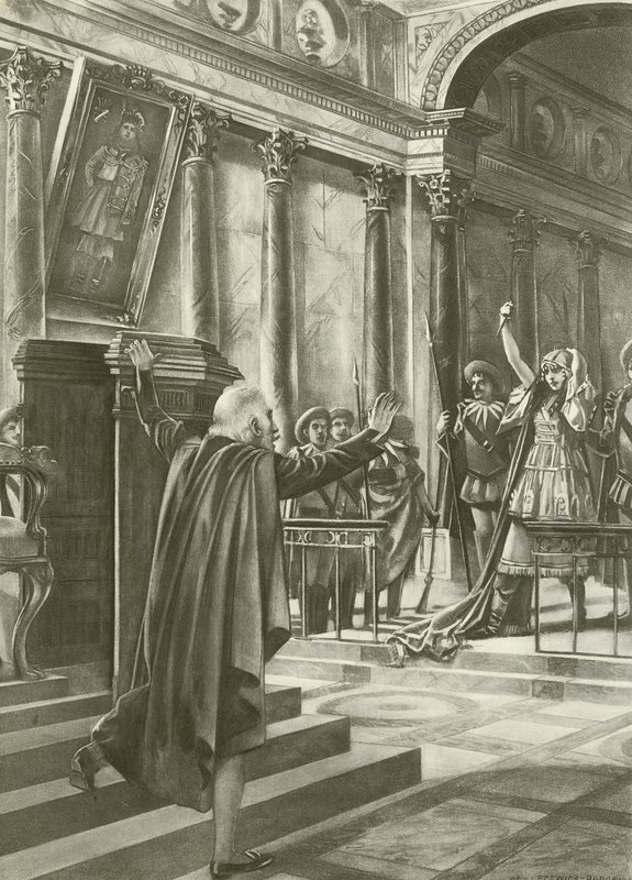 The Bohemian Girl, Act II scene iv (gravyr) av William de Leftwich Dodge
