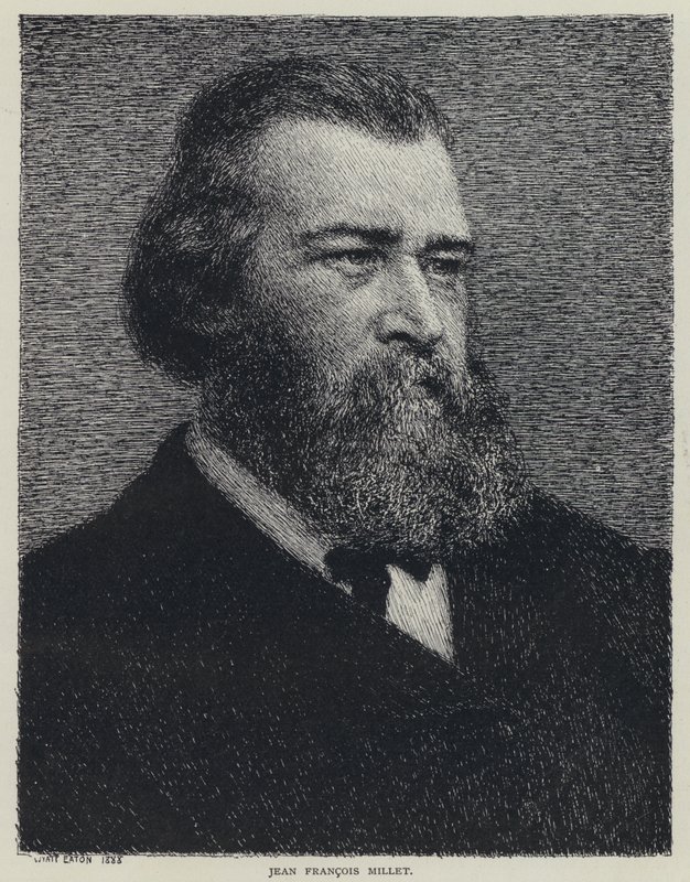 Jean Francois Millet , fransk maler (litho) av Wyatt Eaton