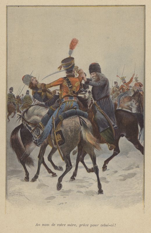 Kavaleriengasjement under Napoleons invasjon av Russland, 1812 av after Paris