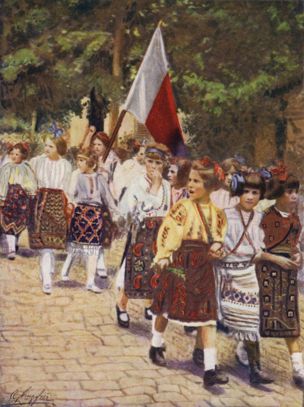 Uavhengighetsdagen i Bucuresti av after A. Langfier