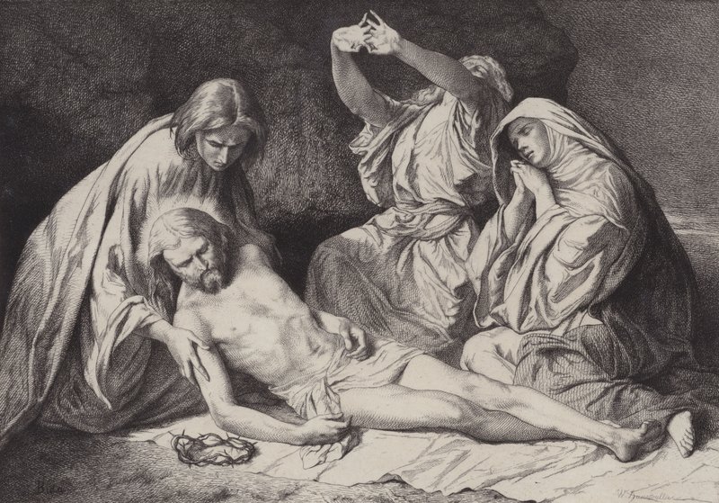 Josef av Arimathaea av after Albert Robida