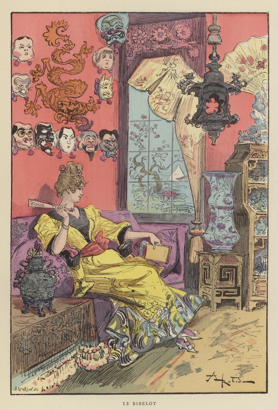 Le Bibelot av after Albert Robida