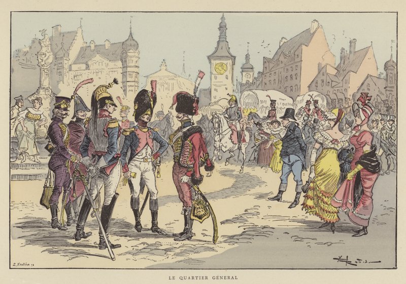 Hovedkvarter av after Albert Robida