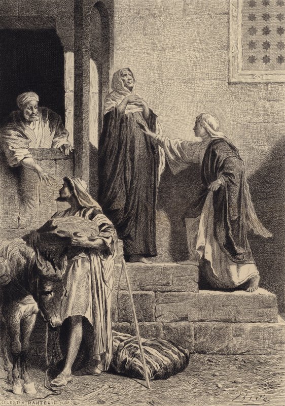 Maria og Elisabeth av after Albert Robida
