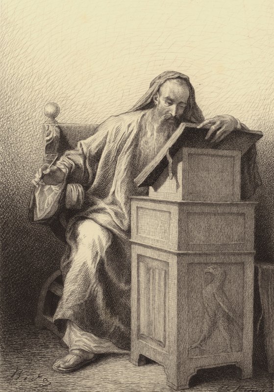 Saint John av after Albert Robida