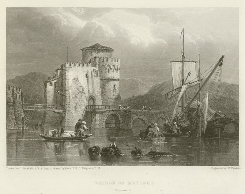 Egnippo-broen, Negropont av after C. Stanfield
